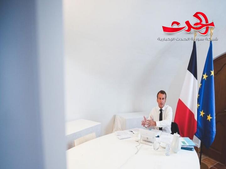 ماكرون يغرد من العراق