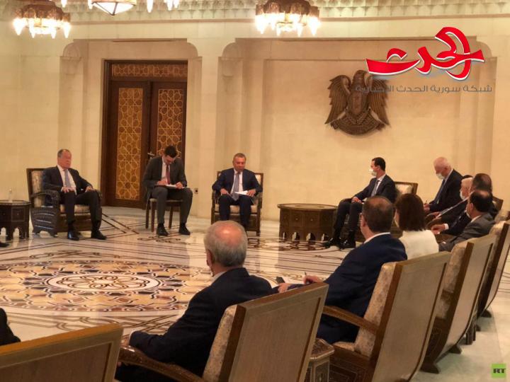 لافروف يصل إلى دمشق 