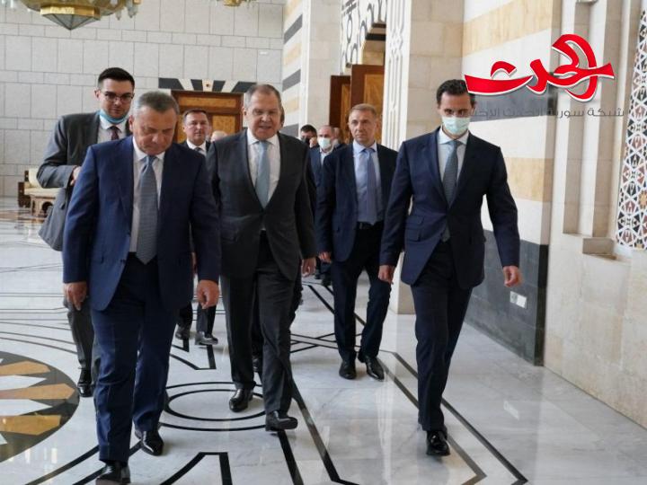 الرئيس الأسد يستقبل وفداً روسياً برئاسة بوريسوف.. التأكيد على الإرادة المشتركة لتحقيق مصالح الشعبين الصديقين