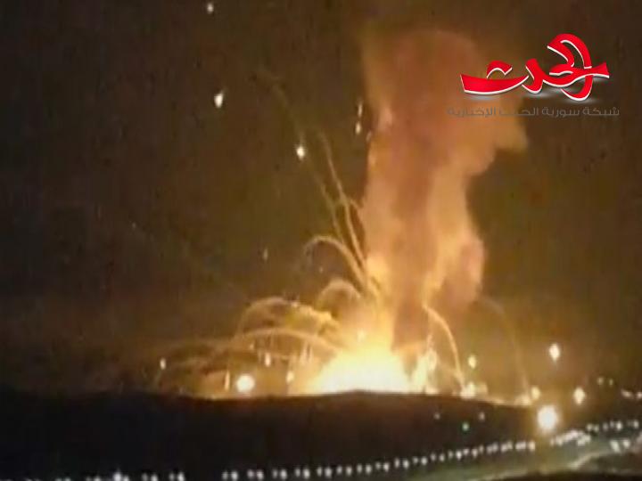 انفجار داخل مستودع للجيش الأردني