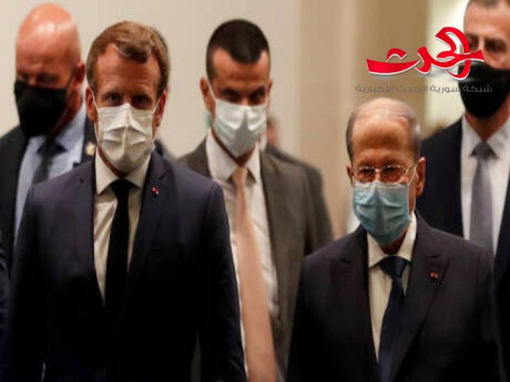 عون يبحث مع ماكرون مساعي تشكيل الحكومة الجديدة في لبنان