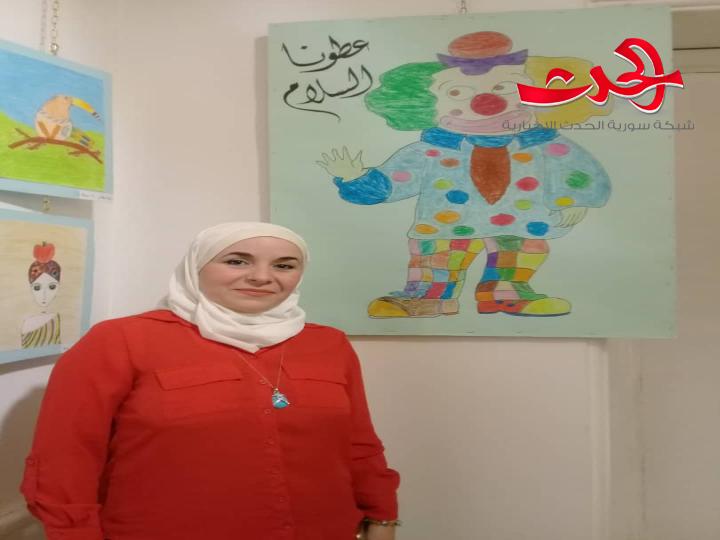 مرسم فيروز يقيم معرضه السنوي للأطفال بعنوان: عطونا السلام في ثقافي العدوي