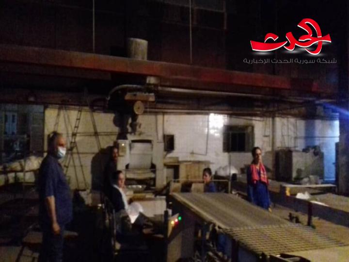 وزير التجارة الداخلية في زيارة مفاجئة لأفران ركن الدين