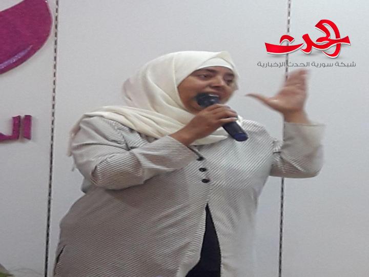 حفل تكريمي في مؤسسة المراة الأمة لخريجات مشروع" لا للأمية"  لينا الرفاعي: نخطط للانتقال في نشاطاتنا إلى جميع المحافظات