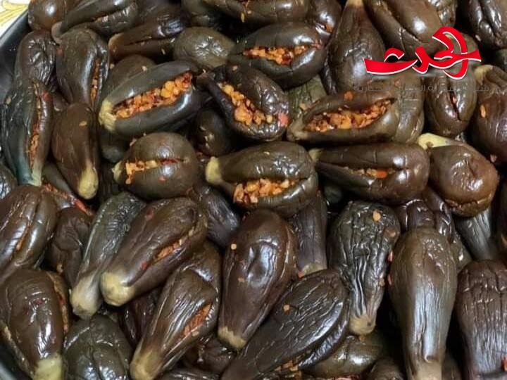  سعر المكدوسة ١٦٧ ليرة وتصل حتى ٤٦٧ حسب الحشوة؟