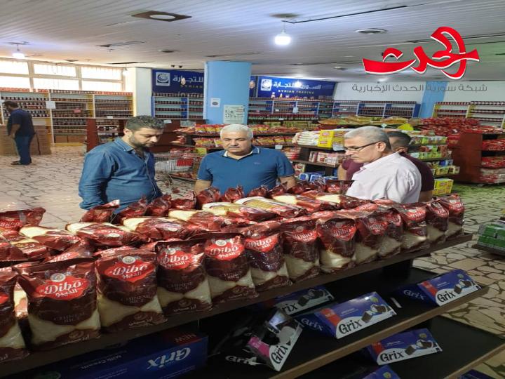 مدير السورية للتجارة يتأكد من حسن استلام المواطنين لمخصصاتهم عبر الرسائل