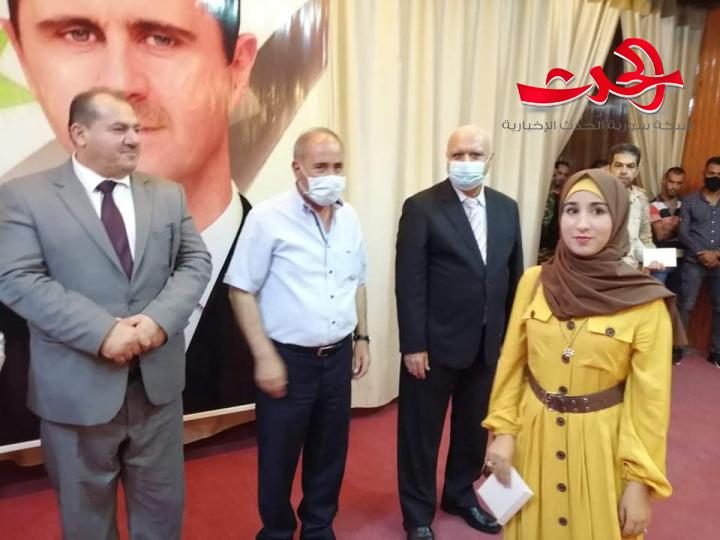 محافظة درعا تكرم ابطالها  الرياضيين بمختلف الالعاب