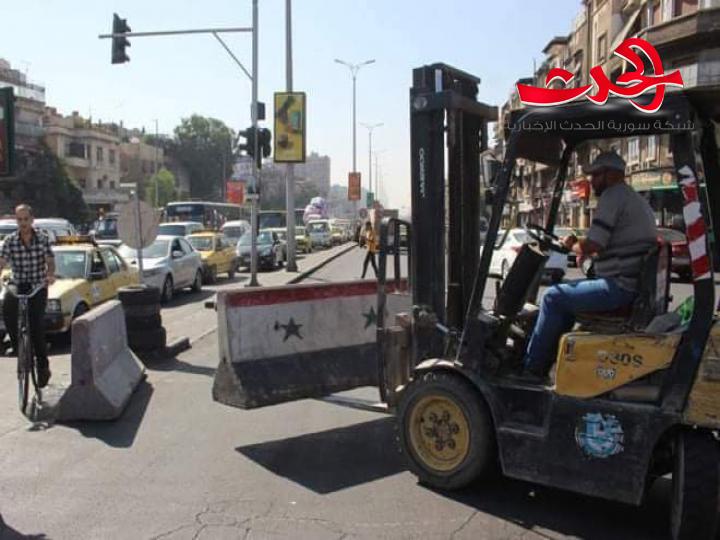 تنفيذ حل مروري في الفحامة تخفيفاً للازدحام