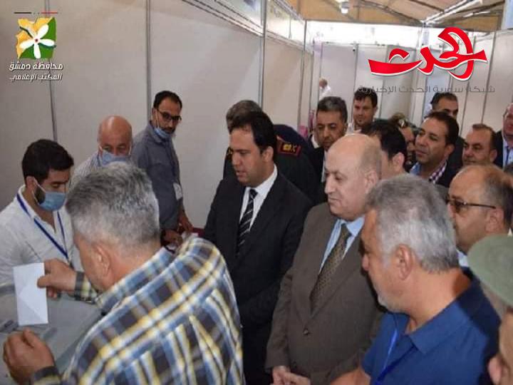 محافظ دمشق يواكب انتخابات غرفة تجارة دمشق