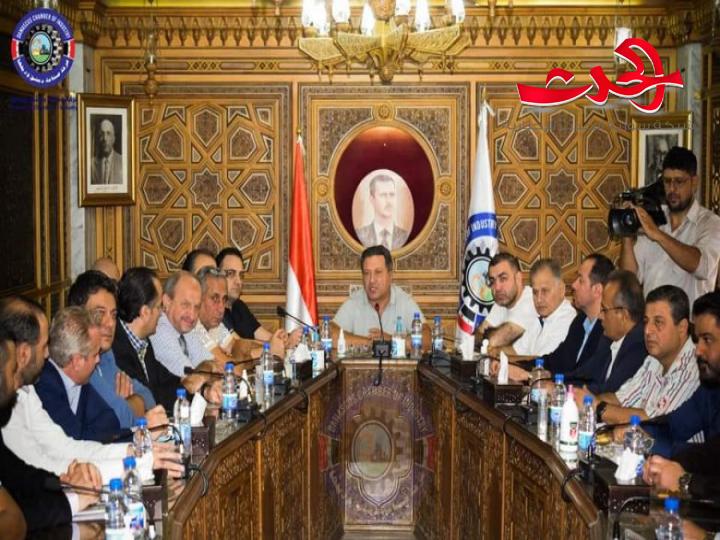 تبرعات بقيمة 200 مليون ليرة سورية من صناعيي دمشق وريفها للمتضررين بحرائق الساحل