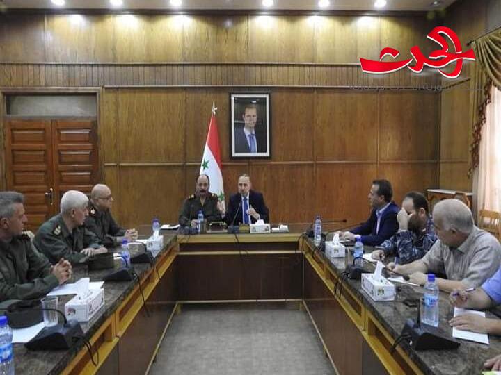 محافظة حماة ترفع جاهزيتها تحسبا لأي حريق