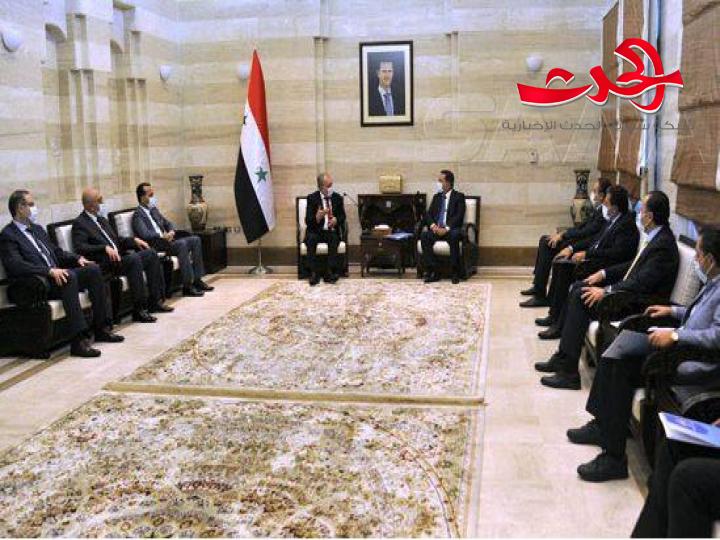 المهندس عرنوس: الحكومة مستمرة في دعم الصناعة المحلية ومساعدتها لتجاوز الصعوبات
