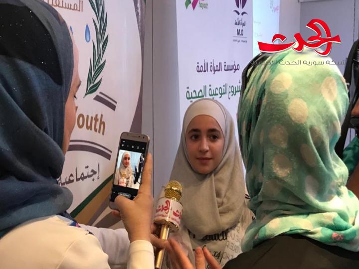 في الشهر الزهري..فعالية عن سرطان الثدي في مؤسسة المرأة الأمة للشابات الصم لينا الرفاعي: استهدفنا الفئات المهمشة
