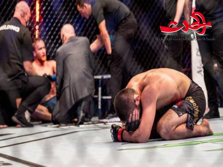 رغم فوزه التاريخي.. الأسطورة حبيب نورمحمدوف يعلن الاعتزال