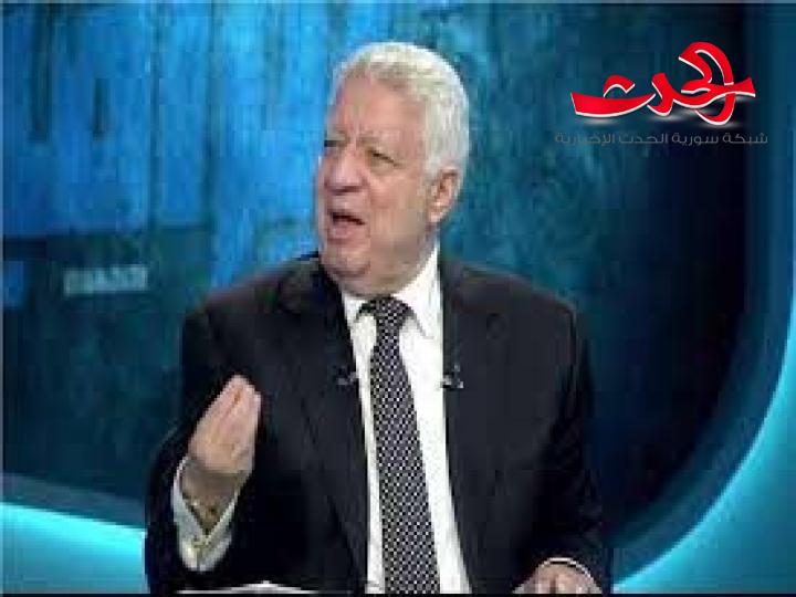 مجهولون يحرقون لافتات الدعاية الانتخابية لرئيس الزمالك
