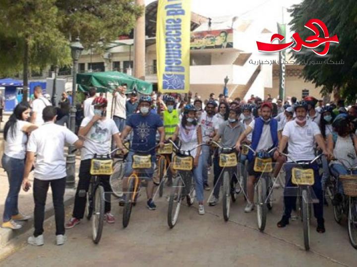 ماراثون للتوعية بالكشف المبكر عن سرطان الثدي من نادي الجلاء باتجاه ساحة الأمويين