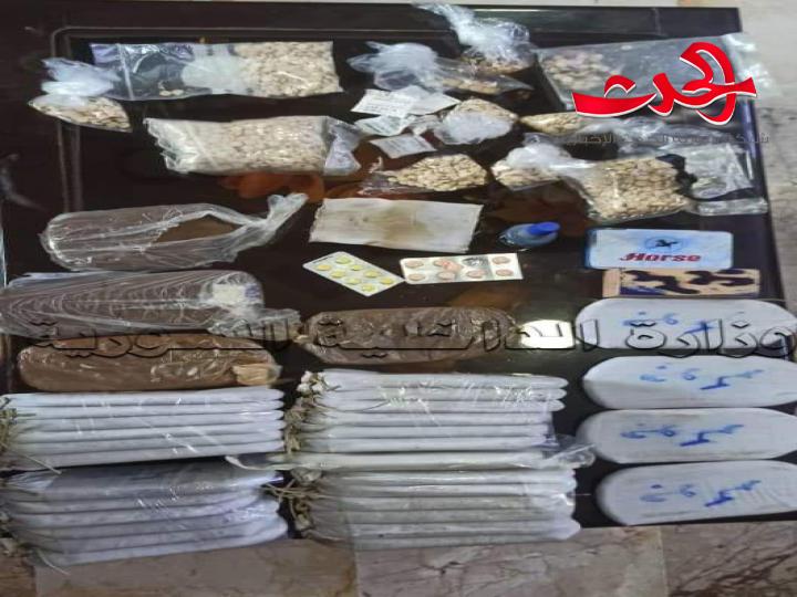 مكافحة المخدرات في اللاذقية توقف عصابة من ثلاثة أشخاص