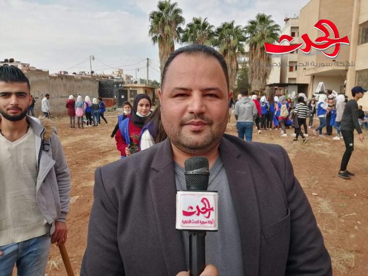 إطلاق الحديقة البيئية بدرعا بعنوان إيد بأيد لتزهر سورية من جديد