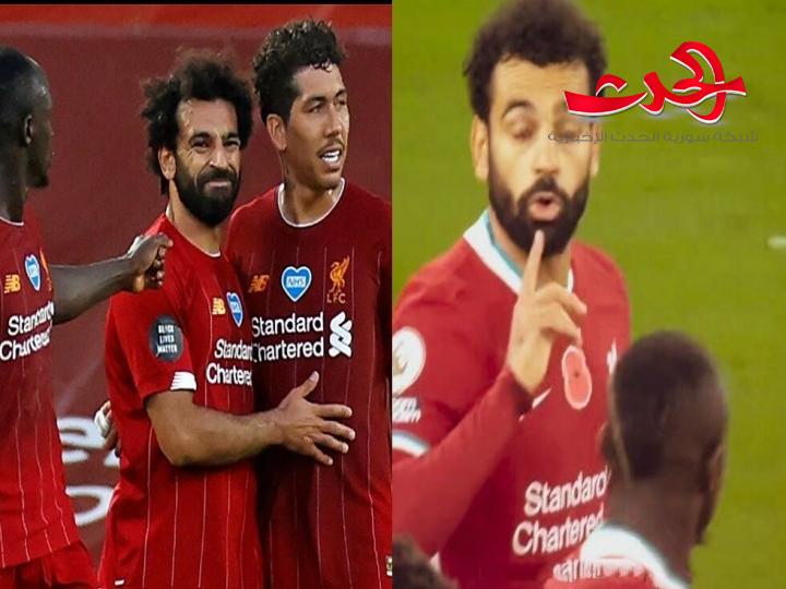 محمد صلاح ينفعل في وجه ساديو ماني