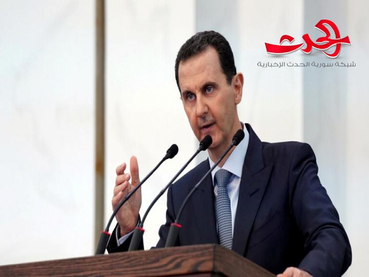 الرئيس الاسد يهنئ الرئيس اللبناني بعيد الاستقلال