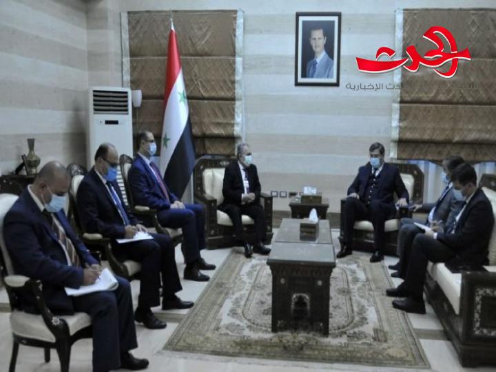 عرنوس: حريصون على تنمية التعاون المشترك مع أبخازيا