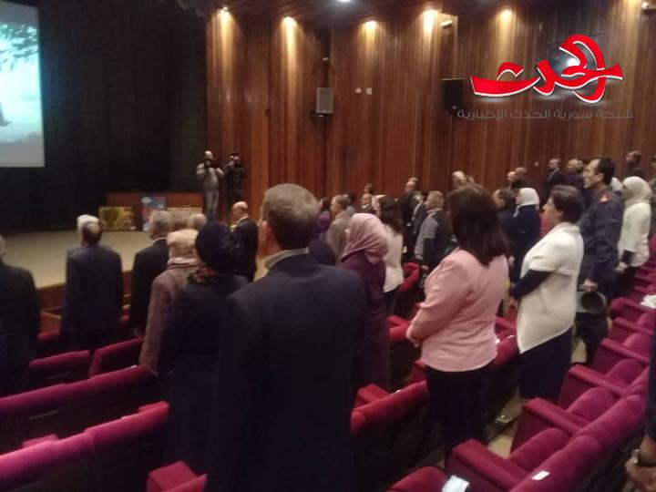وزارة الثقافة تكرّم الفائزين في مسابقات الهيئة العامة للكتاب في قاعة المحاضرات في مكتبة الأسد