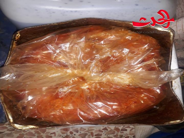 ضبط ورشة تصنع مواد غذائية غير مرخصة بطرطوس