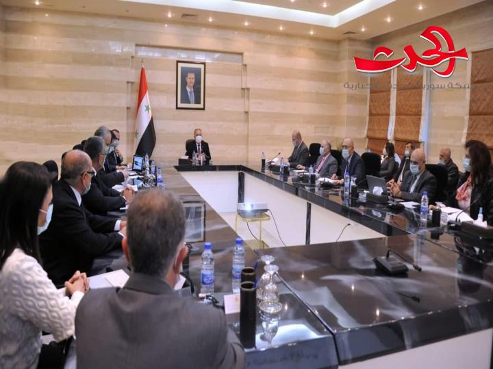 برئاسة عرنوس.. المجلس الأعلى للتخطيط الإقليمي يستعرض المراحل المنجزة من برنامج المجلس
