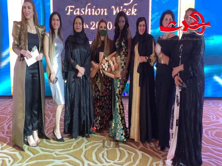 المصممة الاماراتية العالمية  عائشة الشامسي  تتربع على قمة منصات الازياء العالمية  مع كولكشن The QUEEN OF 7Sanabel