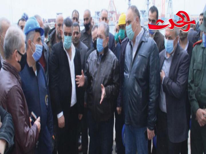 عرنوس يحدد مهلة لتسليم رؤية هندسية لإعادة الصومعة لعملها
