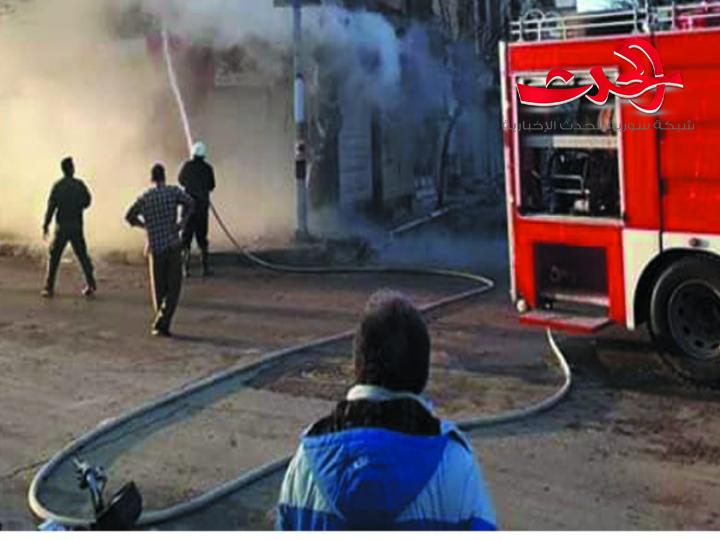 الكهرباء تتسبب بحريق في أحد منازل السلمية