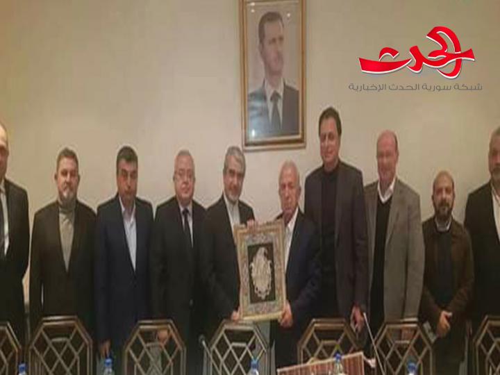 السفير الايراني مع التجار لتذليل الصعوبات وإنشاء هيئة تحكيم تجارية