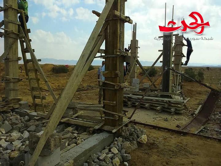 الهيئة العامة لإدارة وتنميةوحماية البادية تؤهل ما خربه الارهاب