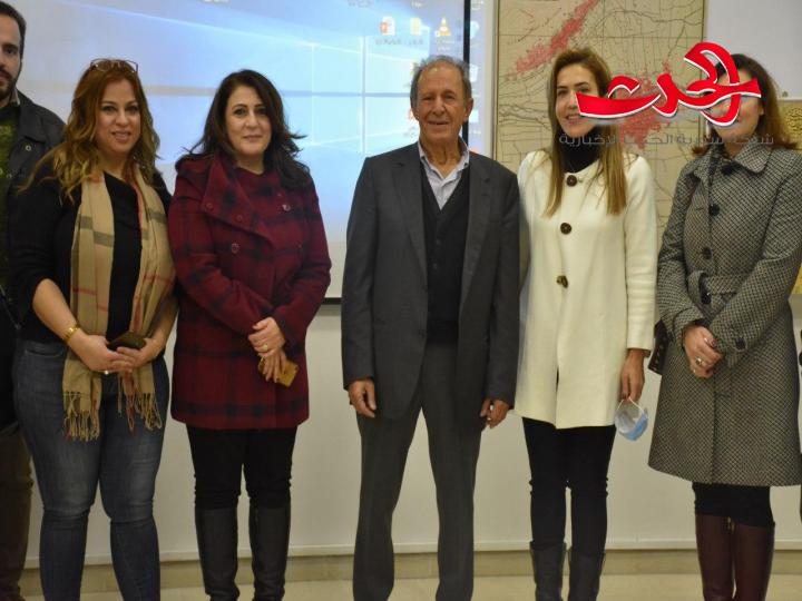 محاضرة للدكتور بول شنيارة عن تخطيط دمشق العتيقة في المعهد العالي للتخطيط الاقليمي