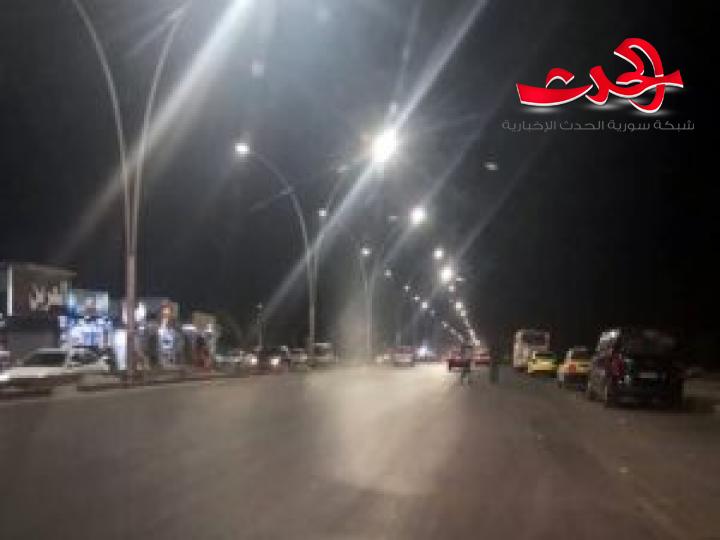 إنارة المتحلق الجنوبي بدءاً من العقدة الخامسة وحتى عقدة الكباس