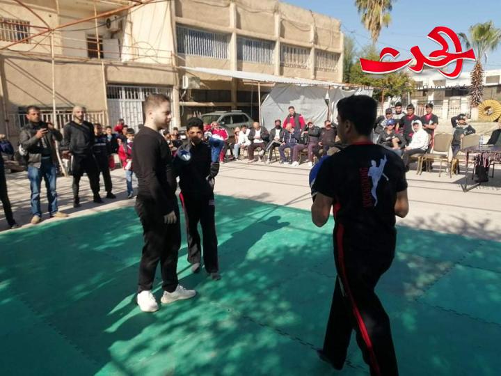 90 لاعبا في بطولة كيك بوكسينغ درعا المفتوحة