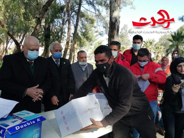 مجلس مدينة درعا يكرم  عمال النظافة