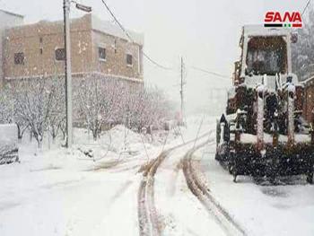 حالة الطرق العامة نتيجة الأحوال الجوية السائدة