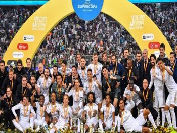ريال مدريد يحرز كأس السوبر بفوزه على أتكلتيو بركلات الترجيح