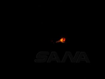 الدفاع الجوي يتصدى لصواريخ العدوان الآثم على محيط دمشق