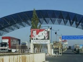 انخفاض في حركة النقل والمرور عند معبر نصيب الحدودي