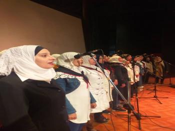 الحفل الختامي لدورة المسرح والموسيقى والفنون الشعبية الذي يقيمه فرع درعا لطلائع البعث بالتعاون مع مديره التربية ومديرة الثقاف