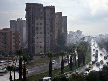 هطولات غزيرة في المحافظات الجنوبية وريف دمشق تتفوق