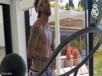 كيف يحافظ لاعبو ريال مدريد على لياقتهم داخل العزل المنزلي؟