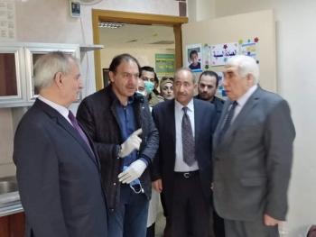 وزير الدولة للمنطقة الجنوبية يتفقد جاهزية مراكز الحجر الصحي بدرعا