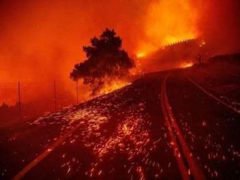 بالصور... حرائق اوكرانيا تنضم لقائمة كوارث 2020
