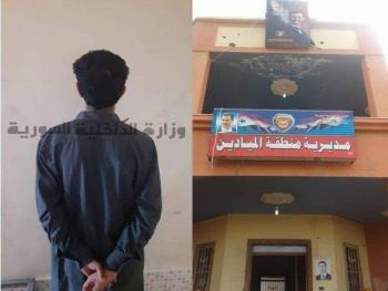 احد الارهابيين سارقي ال ٣٠ شاحنة المحملة بالقمح من صوامع الحبوب بقبضة العدالة