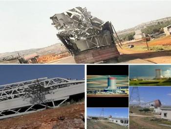 ارهابيو ادلب يبيعون محطة زيزون كخردة في تركيا