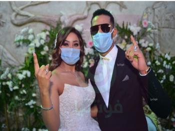 شاهد بالصور حفل زفاف شقيقة محمد رمضان التي احتجزت الشرطة عريسها في تلك الليلة