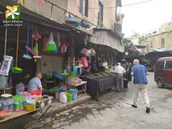 قذارة عامة ومخالفات صحية في إغلاقات المحلات في محافظة دمشق